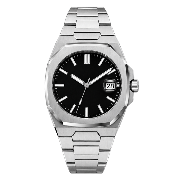 Apex Steel Black Dial Watch