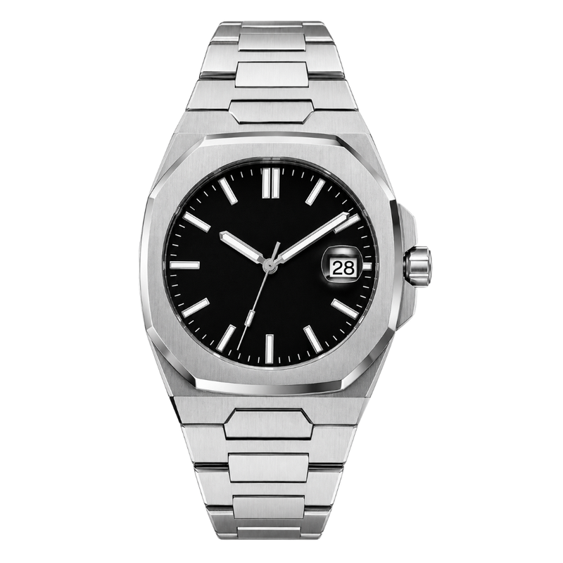 Apex Steel Black Dial Watch