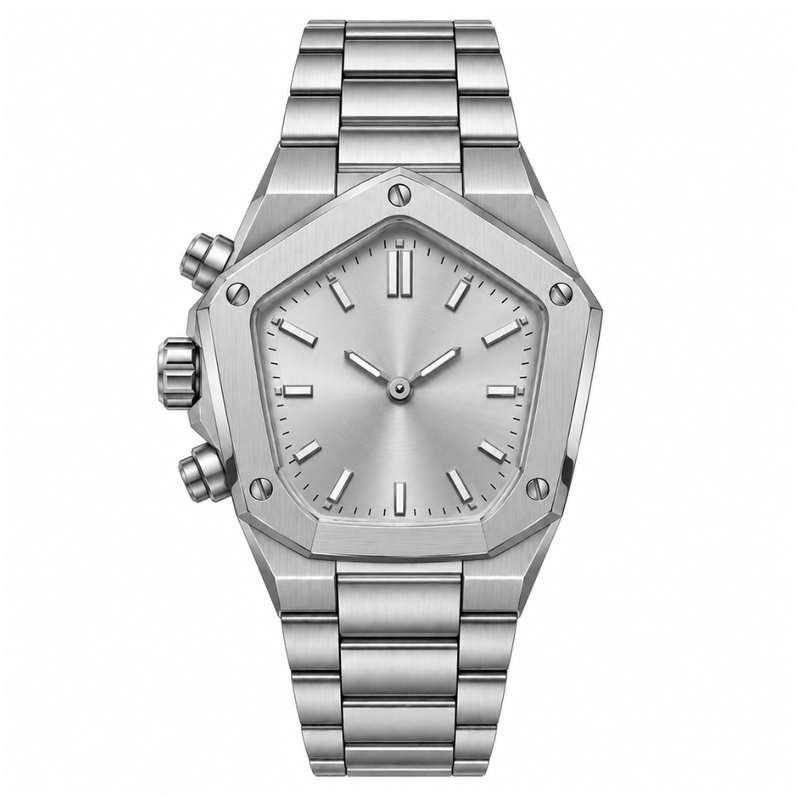 Silver Vertex Precision Watch