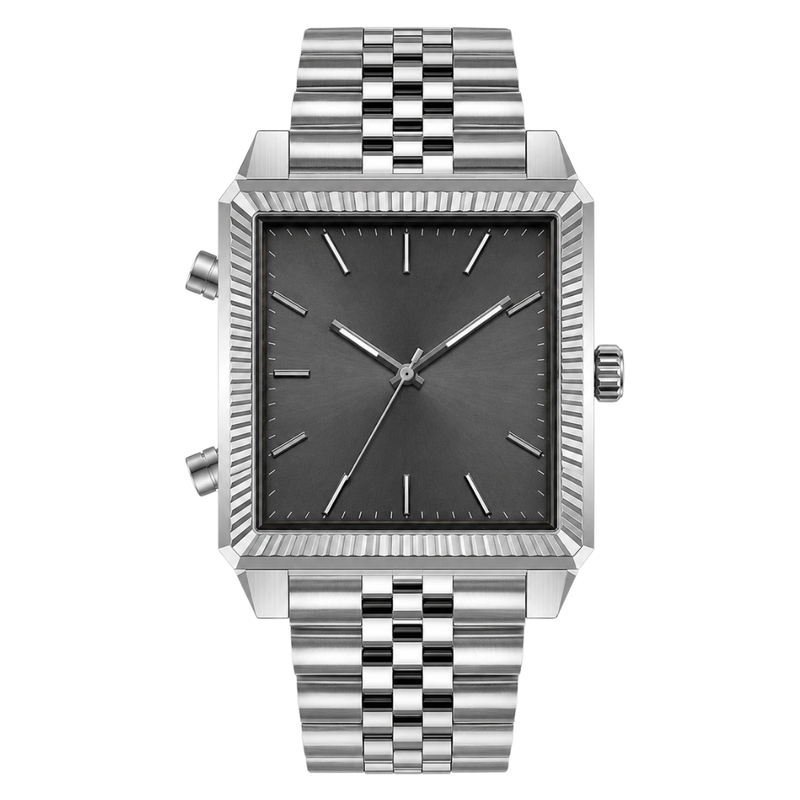 Sterling Graphite Frame Watch