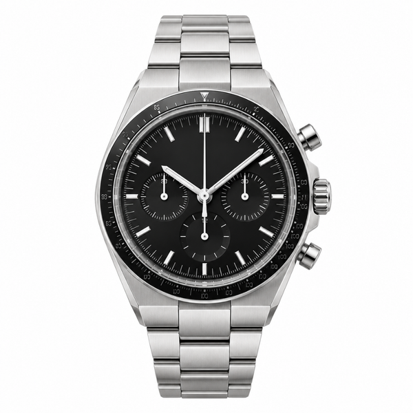 Meridian Steel Chronograph Watch