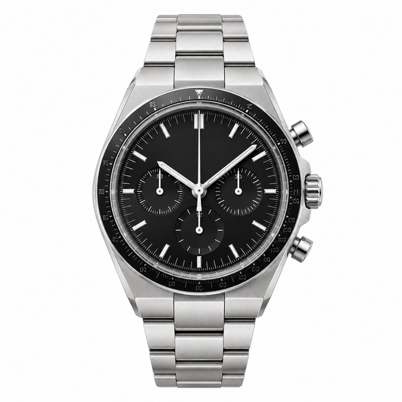 Meridian Steel Chronograph Watch