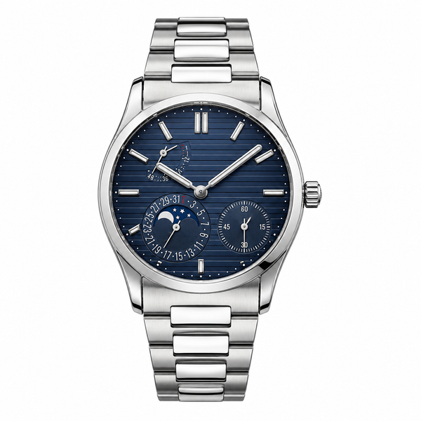 Celestian Lunar Steel Watch