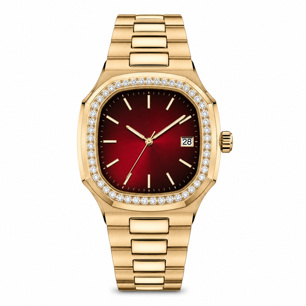 Crimson Aurelia Gold Watch