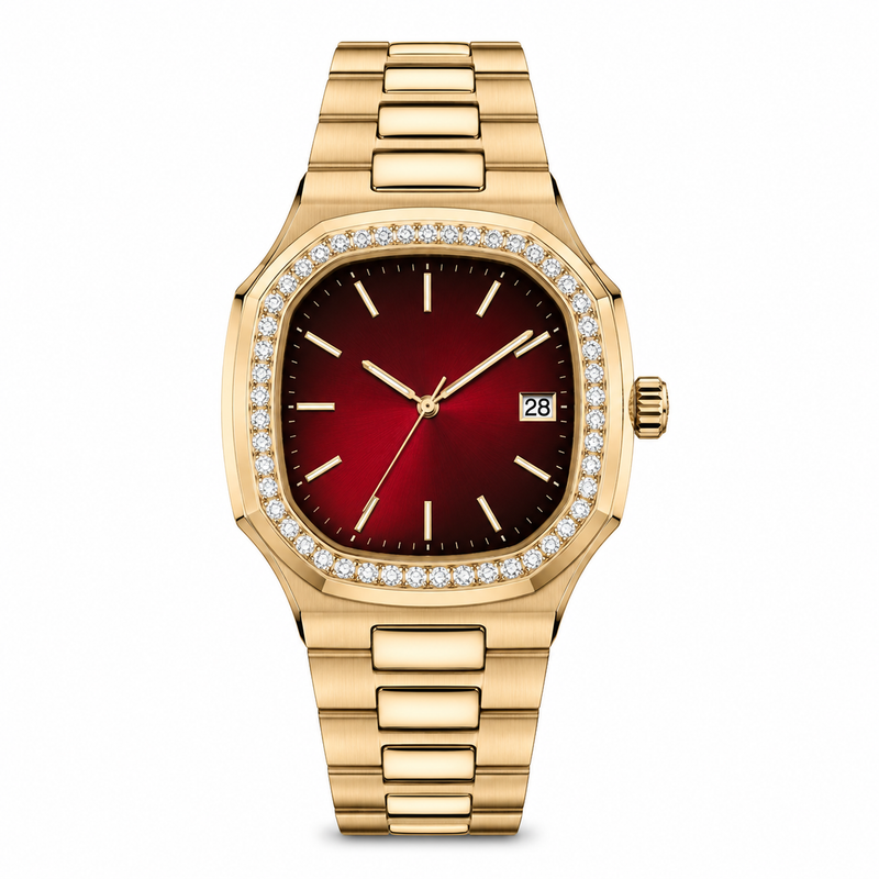 Crimson Aurelia Gold Watch