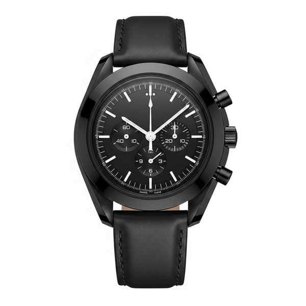Black Ceramic Chronograph Watch