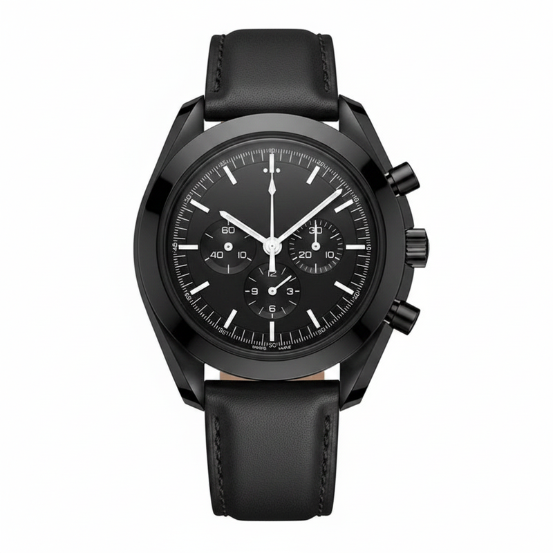 Black Ceramic Chronograph Watch