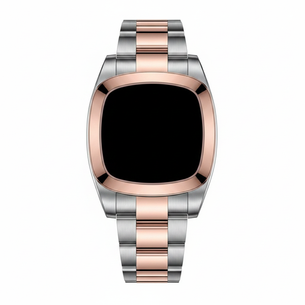 Brown and Black Two-Tone Chronograph Watch