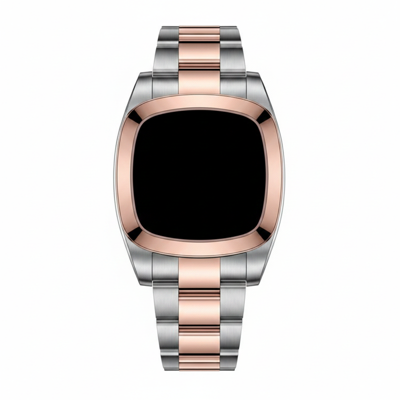 Brown and Black Two-Tone Chronograph Watch