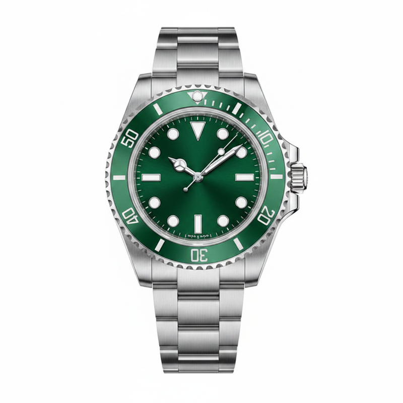 Men's Green Bezel Dive Watch
